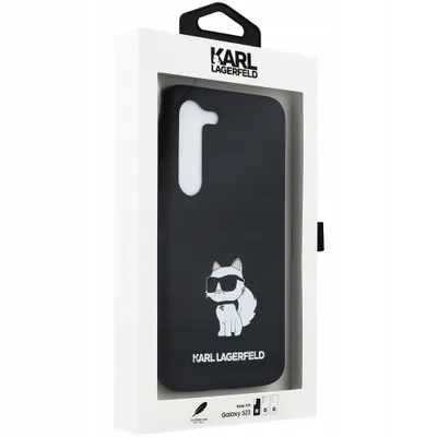 Produktbild von Karl Lagerfeld Klhcs23Ssnchbck S23 S911 Hartschale - Czarne Silikon Choupette