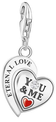 Produktbild von Charm-Anhänger You & Me von Thomas Sabo aus Sterlingsilber, Emaille