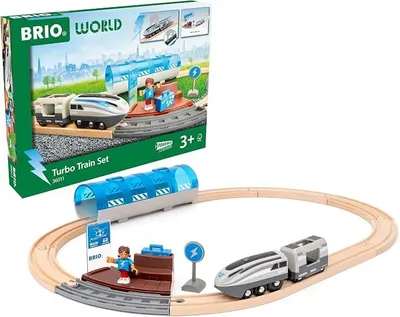 Imagen del producto de Mundo - Set de tren "Turbo" - Set de tren para niños a partir de 3 años