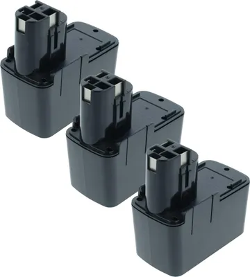 Produktbild von vhbw 3x Akku kompatibel mit Bosch GSB 12 VSP-3, GSB 12VSP-2, GSR 12V, GSR 12VES-2, GBM 12VES-2, GLI 12V, GSB 12 VSE-2 Werkzeug (3000 mAh, NiMH, 12 V)