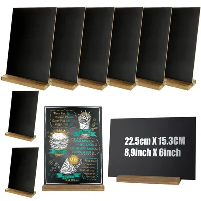 Produktbild von Omgoods – Set mit 10 Schiefertafeln für Preisschilder und Dekoration