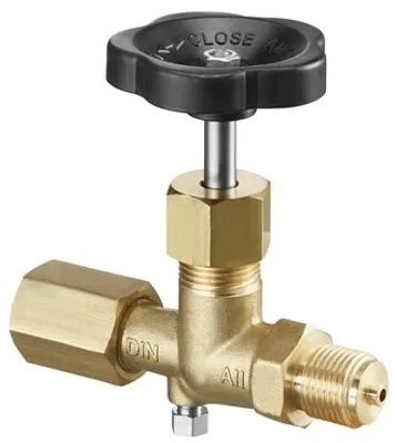 Immagine prodotto di Manometro Oventropabsperrventil Messing/Niro, DN 15, 1/2"