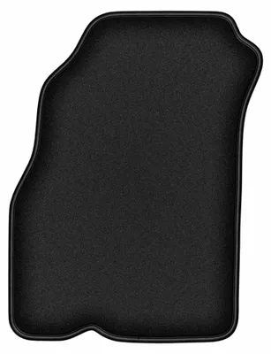 Imagen del producto de Alfombrilla conductor de moqueta para Hyundai Accent I (X-3) 1994-2000 (sedán) – 1 pieza, negra, a medida – Wielganizator DURBAN