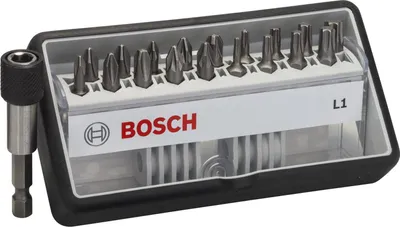 Image de jeu d'embouts de vissage 18+1 pces, Robust Line, L PH/PZ/T, version Extra Hard