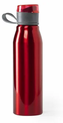 Produktbild von Wasserflasche / Trinkflasche - Aluminium - metallisch rot - 700 ml