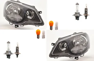 Obrázok produktu pre Johns, svetlomety vhodné pre VW Polo 02 9N 04/05-01/12 + sada žiaroviek. Sada ?avá pravá