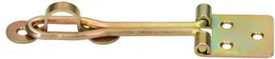 Productafbeelding van KOTARBAU® Draadoverval, 2 verschillende maten, met knopen, verzinkt, deurbeslag, overgooi, beveiliging, deurslot, veiligheidsoverval, uni. (80 mm)