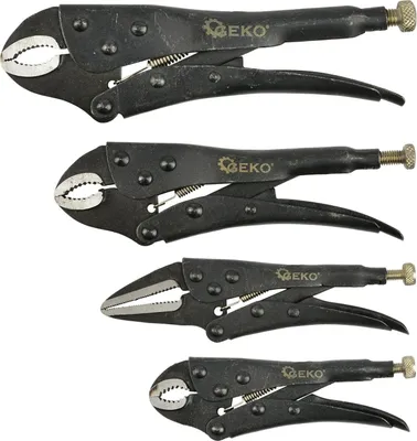 Obrázek produktu pro GEKO Kleště upínací sada 4ks, 125-250mm, Q235 G10222