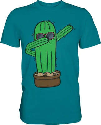 Produktbild von Dabbing Kaktus T-Shirt – Diva Blue / L