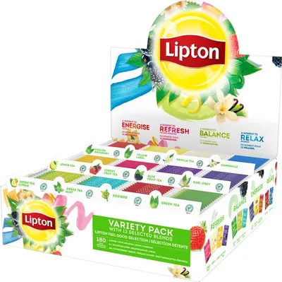 Produktbild von Lipton - Feel Good Selection Tee Sortimentskasten - 180 Teebeutel
