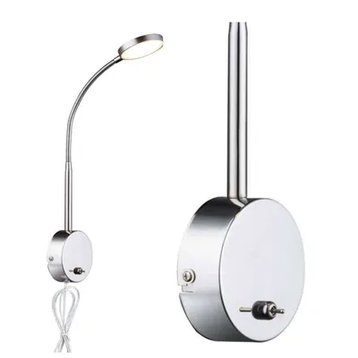 Produktbild von Globo Lighting Wandleuchte Aluminium verchromt, LED