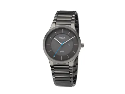 Immagine prodotto di Orologio solare uomo bracciale in metallo Ø39mm Regent BA726 Gun