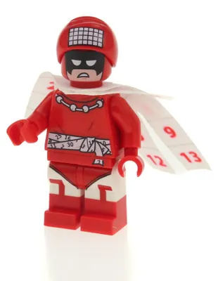 Produktbild von 1x Lego Minifigur Heroes Batman Movie Calendar Man Umhang Kappe 70903 sh0335