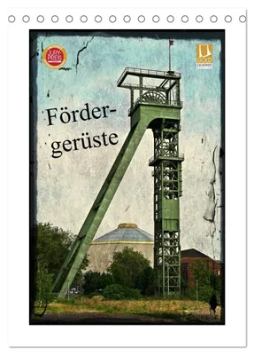 Produktbild von Fördergerüste (Tischkalender 2027 DIN A5 hoch), CALVENDO Monatskalender