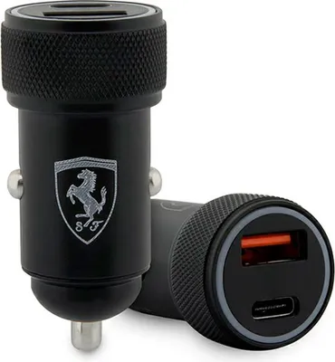 Image de Chargeur automatique Ferrari. Feccmenk Pd-Qc 3.0 20W Charge rapide Noir/Noir