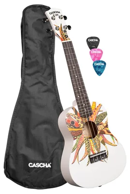 Immagine prodotto di Ukulele con custodia da trasporto e 3 plettri