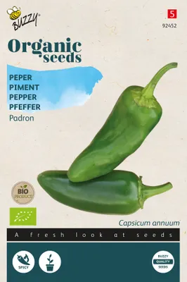 Image de Poivre Padron | Graines de pimentde Buzzy Seeds [DLC 07/2024]
