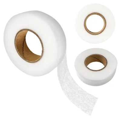 Bügel-Saumband, 75 m, 20 mm, weiß, Polyamid, für Stoffe