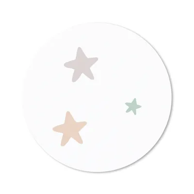 Produktbild von MuchoWow® Mauspad Mousepad Sterne - Pastell - Mädchen - Jungen - Kinder 40x40 cm - Mousepads - Maus Mat - Pad - Mausunterlage - Schreibtisch Accessoires