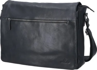 Produktbild von The Skandinavian Brand Leder Messenger, Umhängetasche  00-schwarz