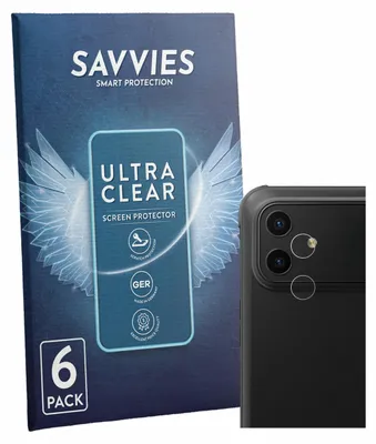 Produktbild von 6x Für Gigaset GX30 (NUR Kameraschutz) Schutzfolie Savvies Displayschutz Display Schutz Folie Klar Transparent