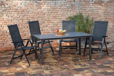 Produktbild von acamp Acaplan Tisch 56663 160x90 Loft _4x_Urban Klappsessel 56862