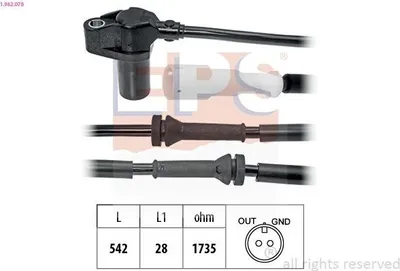 Immagine prodotto di Sensore ABS/EPS per RENAULT CLIO II (BB0/1/2, CB0/1/2), codice ricambio: 1.962.078