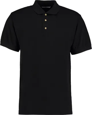 Produktbild von Kustom Kit Workwear Herren Polo-Shirt, Kurzarm BC606 (3XL) (Schwarz)