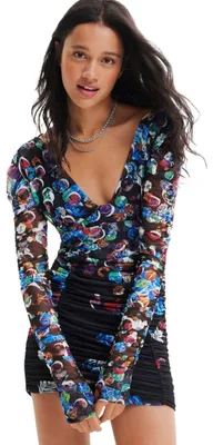 Produktbild von Desigual x M. Christian Lacroix Confetti Minikleid für Frauen M