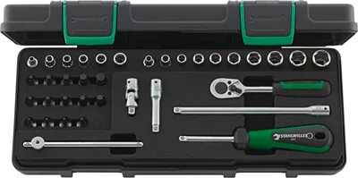 Produktbild von STAHLWILLE 98819801, Steckschlüssel-Satz, 36 Kopf/Köpfe, 325 mm, 135 mm, 1,19 kg