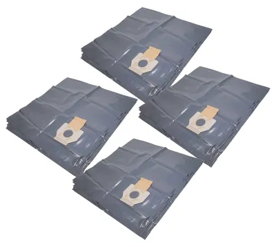 Produktbild von vhbw 20x Entsorgungsbeutel kompatibel mit Nilfisk Attix 30 Staubsauger - 33,5cm x 19,6cm Grau