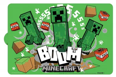 Obrázek produktu pro Podložka 28x42cm Minecraft Creeper