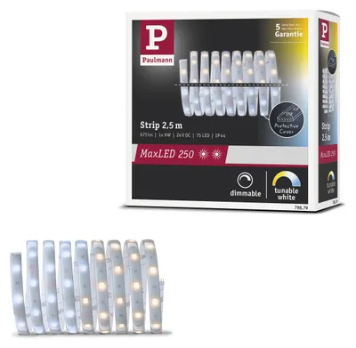 Productafbeelding van Paulmann MaxLED 250 LED-strip, uitbreiding, dimbaar wit
