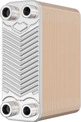 Produktbild von Wymiennik ciepła Wiltec 60 płyt, maks. 130 kW, 4 m³/h 1,08 l na kanał, płytowy wymiennik ciepła ze stali nierdzewnej jako nośnik ciepła