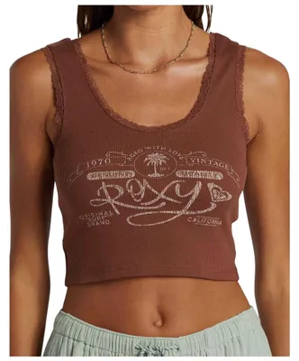 Immagine prodotto di T-shirt Roxy Camiseta Roxy Vintage tirantes marrón mujer da Donna
