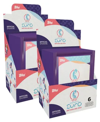 Produktbild von UEFA Women's EURO 2025 Switzerland - Sammelsticker - 2 Displays (100 Tüten)