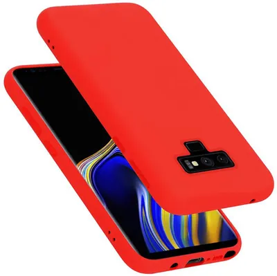 Produktbild von Cadorabo Schutzhülle für Samsung Galaxy NOTE 9 Hülle in Rot Handyhülle Case Cover TPU Etui
