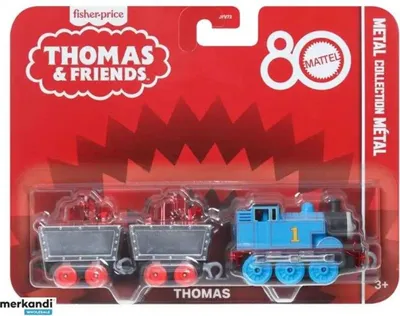 Immagine prodotto di Il treno Tomáš e i suoi amici 80° anniversario della locomotiva metallica e 2 vagoni