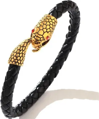 Immagine prodotto di Bracciale da Uomo SN-38961 - Nero e Oro Elegante KP38961