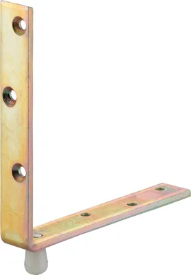 Image de Helm 249 Galet de guidage (ferrure de porte) avec galet en plastique acier zingué-jaune