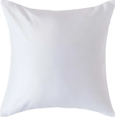 Obrázek produktu pro HOMESCAPES Povlak na polštář bílý 100% organická bavlna hustota vláken 400, 40 x 40 cm
