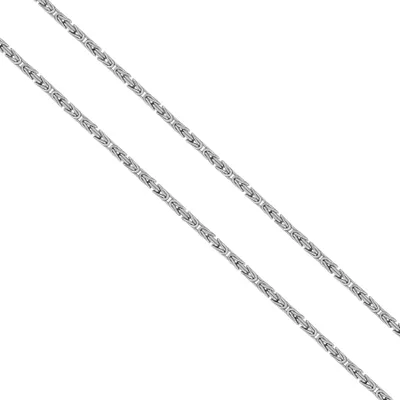 Produktbild von 925er Sterling Silber Königskette Massiv 4,00 mm 65 cm (rhodiniert)