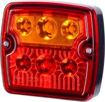 Produktbild von 3 Funktionen LED Rückleuchte E9 12V 24V für Anhänger, LKWs, PKWs, Wohnmobile, Wohnwagen, Traktoren usw.