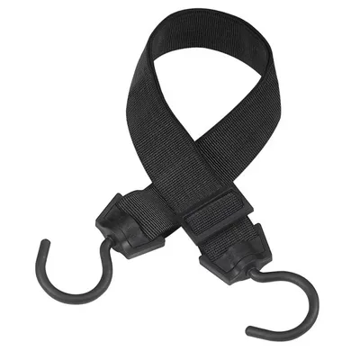 Produktbild von MASTER LOCK 0,60 bis 1,20 m x 40 mm Giant Rotative Hook Gummi-Spannseil, Schwarz, 4 cm, 120 cm, 1 Stück(e)