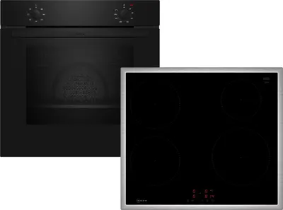 Produktbild von Neff BX16IB, Zonen-Induktionskochfeld, 4 Zone(n), Glaskeramik, Schwarz, Berührung, 58,3 cm