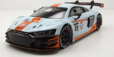 Immagine prodotto di Motormax 79667 Audi RS8 LMS GT3 #28 Gulf hellblau orange 1:24