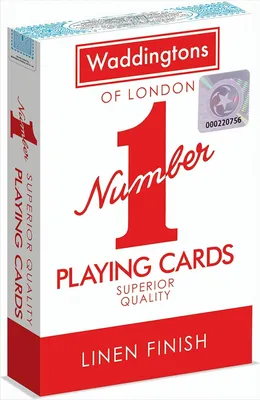 Image de Cartes à jouer Waddingtons Number1 (couleurs rouges et bleues)