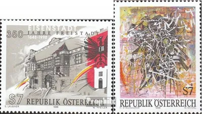 Produktbild von Briefmarken Österreich 1998 Mi 2267,2268 (kompl.Ausg.) gestempelt Eisenstadt