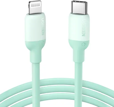 Immagine prodotto di Ugreen Cavo di ricarica da USB Type-C a Lightning Cavo dati MFI Cavo di ricarica rapida Chip C94 Power Delivery verde