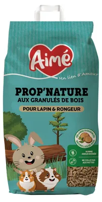 Productafbeelding van Aimé Prop'nature, nestmateriaal voor kleine huisdieren, 10 liter